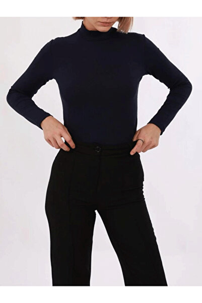 LİNOTTİ Women's Fishing Neck Long Sleeve Body