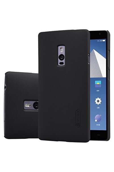 Nillkin Husa OnePlus 2 Frosted Shield Negru + Folie de protectie