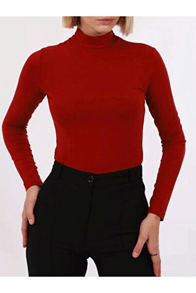 LİNOTTİ Women's Fishing Neck Long Sleeve Body