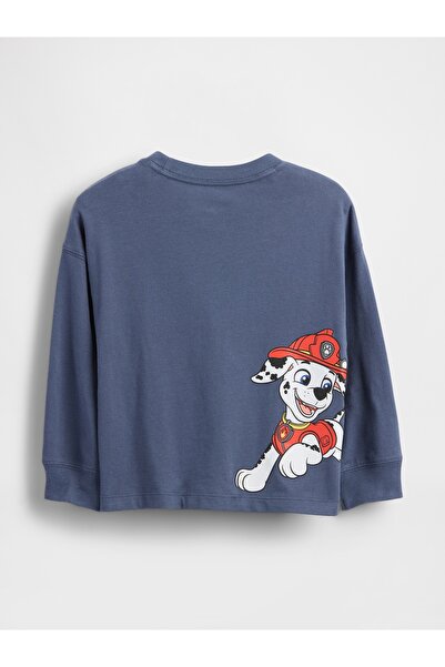 GAP Erkek Bebek Mavi Paw Patrol Grafik Baskılı T-Shirt