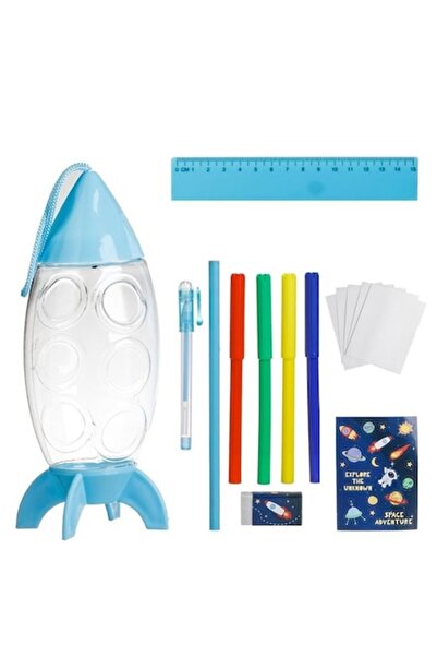 ANTBRO Set Scolar cu Rechizite Tematica Nava Spatiala – 10 Piese