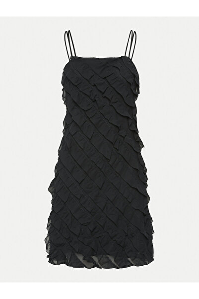 YAS Γυναικείο φόρεμα κοκτέιλ 26035272 Μαύρο