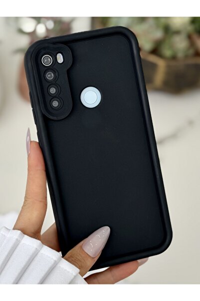 Go Aksesuar Redmi Note 8 Uyumlu Mat Lansman Parmak İzi Bırakmaz Esnek Silikon Kılıf