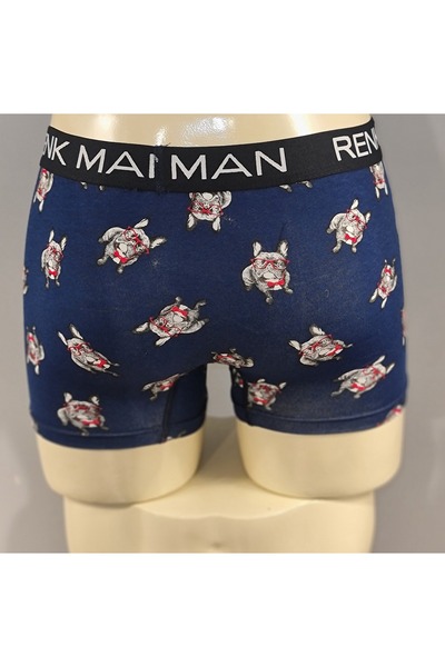 RENK MAN Boxer elastic din bumbac cu modele pentru bărbați