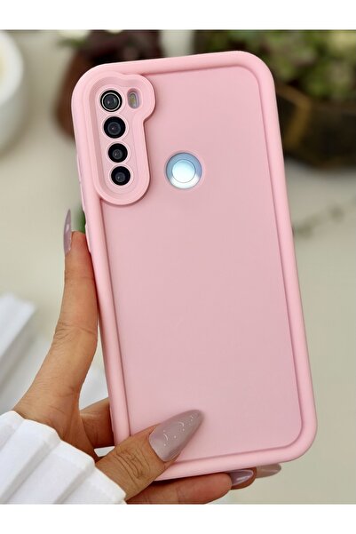 Go Aksesuar Redmi Note 8 Uyumlu Mat Lansman Parmak İzi Bırakmaz Esnek Silikon Kılıf