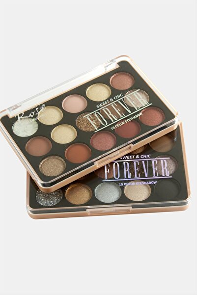 CT STONES مجموعة ظلال العيون روز فوريفر المكونة من 15 قطعة