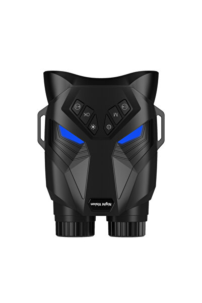 StartONTeam Binoclu digital Wolf 4K, vânătoare profesională, cu înregistrare, vedere nocturnă, infraroșu, negru