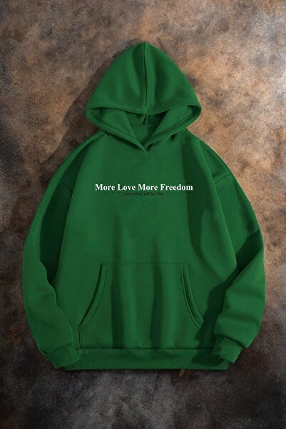 trendypassion Περισσότερη αγάπη με τύπωμα oversized Φούτερ