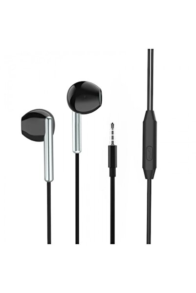 Bibilel Căști intraauriculare cu fir, hands-free, cu mufă audio de 3,5 mm, microfon HD, cablu de 1,2 m, negre