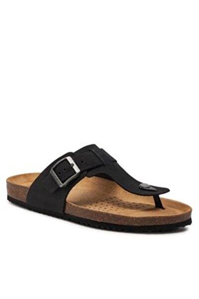 Geox ανδρικές σαγιονάρες U159VD-00032 μαύρες