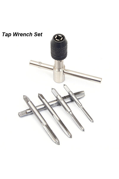 Choice Tap Wrench Set Portable T Tap Wrench Handle Machinist Repair Drill Bit...