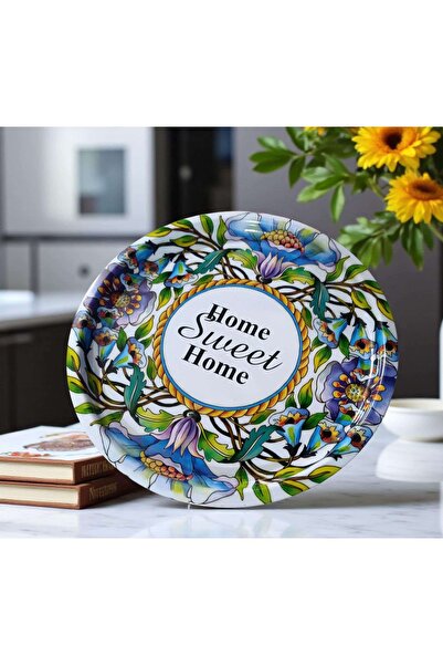 ÇEÇEN HOME Metal Tray Tea-Serving-Coffee Tray