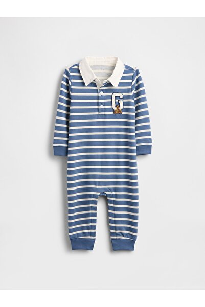 GAP Bebek Mavi VintageSoft Varsity Bear Logo Tulum