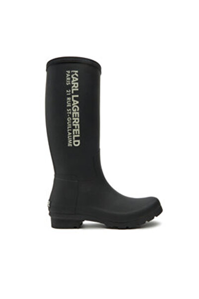 Karl Lagerfeld γυναικείες γαλότσες KL47085 μαύρες