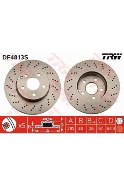 TRW Mercedes Fren Diski On W204 07>14 S204 07>14 C204 11> R197 11> C197 10> -...