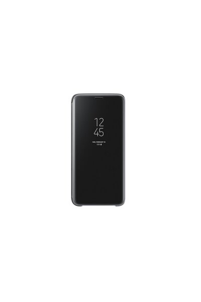 Bibilel Husă Flip pentru Samsung Galaxy A70, Clear View, Neagră