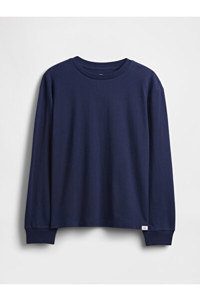 GAP Erkek Çocuk Lacivert Relaxed T-Shirt