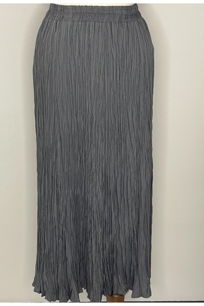 KLAPA Plissed Crushed Skirt