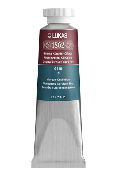 Lukas 1862 OIL 37ML MANGANESE CERULEAN BLUE