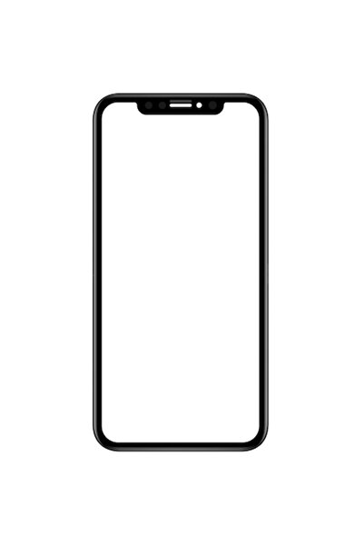 Apple iPhone XR Screen Glass with Frame and OCA Adhesive, Black