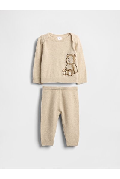 GAP Bebek Açık Bej CashSoft Brannan Bear Takım Set