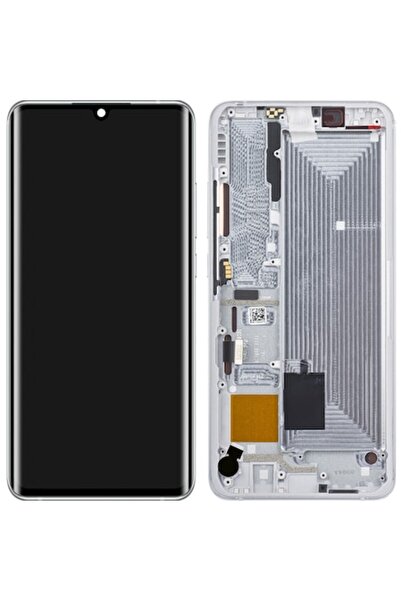 Xiaomi Ecran tactil compatibil cu Mi Note 10 / Note 10 Pro, alb, Service Pack