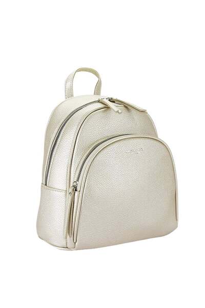 Flora&Co Paris Women's backpack B-F2591 18, Ivory metallic