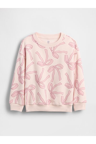 GAP Kız Bebek Açık Pembe VintageSoft Sweatshirt