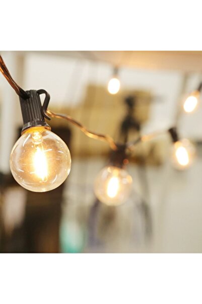 Bibilel Set 6 becuri LED E12 G40 pentru ghirlandă luminoasă, transparente