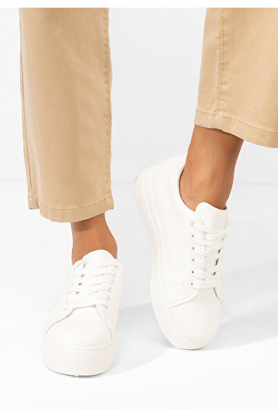 B T Shoes Bílé dámské tenisky Arriba V2