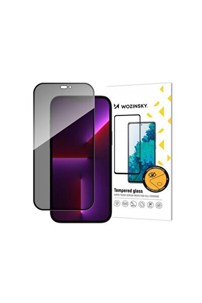 WZK Folie de protectie Ecran Privacy AntiSpy pentru Apple iPhone 15 Plus Stic...