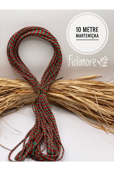 Fiolimore Marteniçka Premium (10 metri) Snur pentru pachete cadou, culori mix...