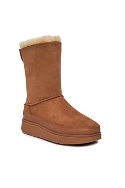 Fitflop γυναικείες χιονομπότες GO9-A69 καφέ