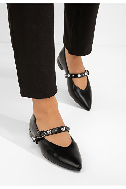 B T Shoes Γυναικείες μπαλαρίνες Sorilia μαύρα