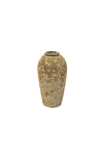 Saigon Pottery Nino Vazo Küçük Boy Krem