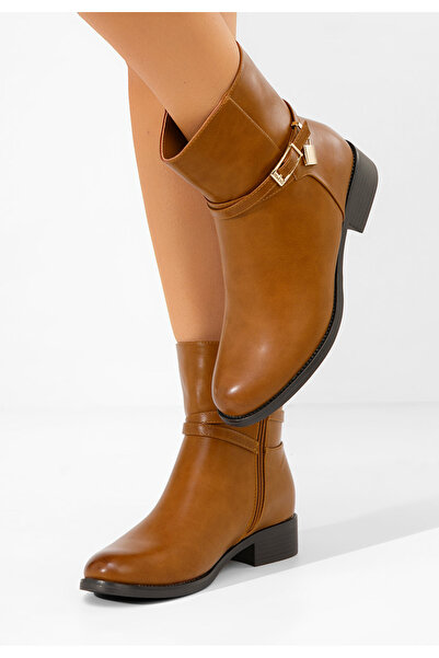 B T Shoes Γυναικεία μποτάκια Aurisel ταμπά