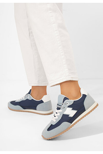 B T Shoes Modré dámské tenisky Marivane