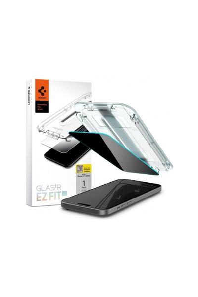 Spigen Προστατευτικό Οθόνης Ιδιωτικότητας EZ FIT για Apple iPhone 15 Pro, Σκλ...