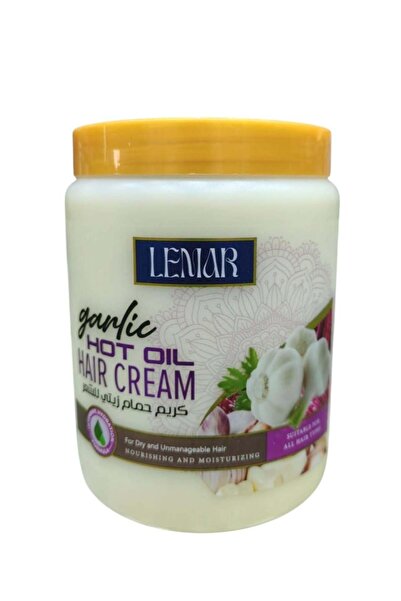 Lemar كريم حمام زيت للشعر بخلاصة الثوم 1000 مل
