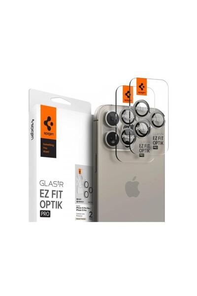 Spigen Folie de protectie Camera spate EZ FIT pentru Apple iPhone 16 Pro / 16...