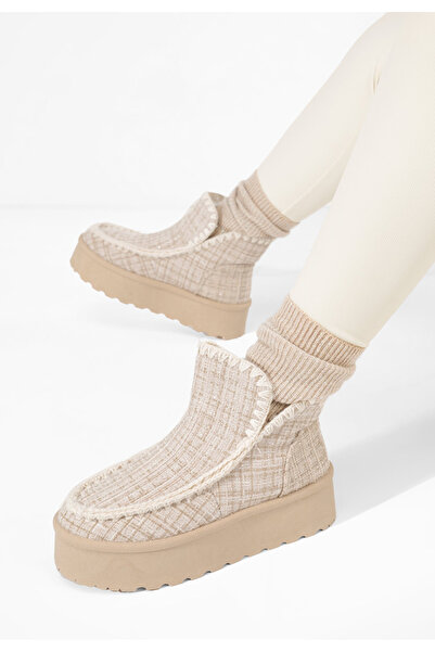 B T Shoes Cizme mocc Celestina bej