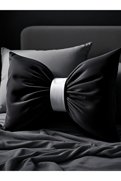 JACA Pernă decorativă XXL cu aspect de fundă, cu fundă umplută, pernă cadou, ...