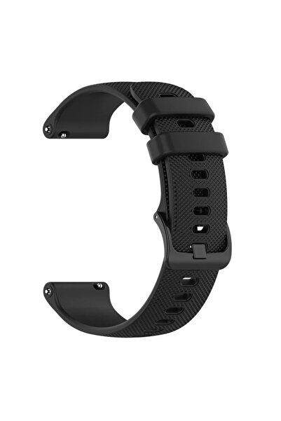 Choice سوار سيليكون أسود عالمي مقاس 22 مم 20 مم لساعة هواوي GT 4 Pro مقاس 46 ...