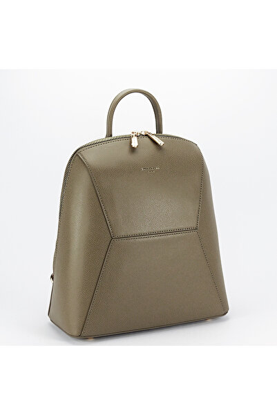 David Jones B-CM7207 18 Women's Casual Backpack, Taupe