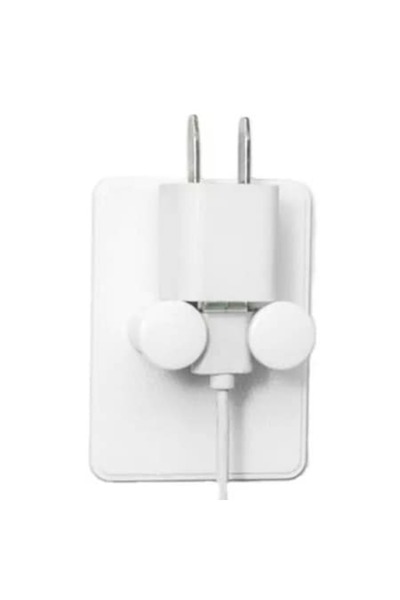 Bibilel Suport de perete pentru încărcător, dublu adeziv, alb, RBT-BBL8081