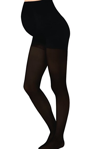 NBB 6 Pack, Maternity Socks, 40 Denier, Soft, Maternity Pantyhose, Black