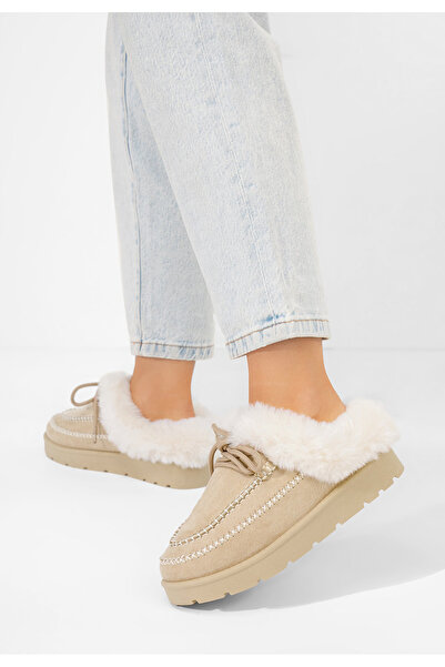 B T Shoes Mules γυναικεια Leainia μπεζ