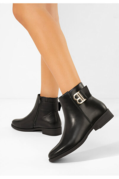 B T Shoes Γυναικεία μποτάκια Biensa Μαύρα