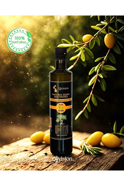 Olivision Akhisar Premium Trilye Soğuk Sıkım Erken Hasat Zeytinyağı 500 ML