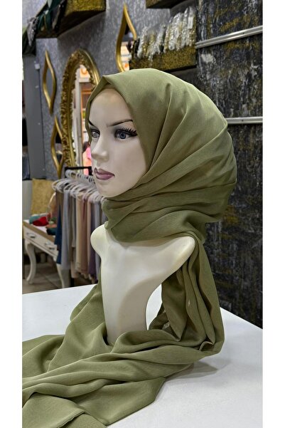 zagreus Kadın çagla yeşili janjan şal uzunluk 2.50metre abiye abayalar için ç...
